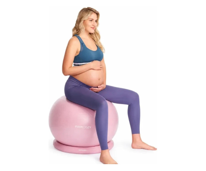 Fitness MOMCOZY Piłka porodowa MB01 BIRTHEASE, różowa